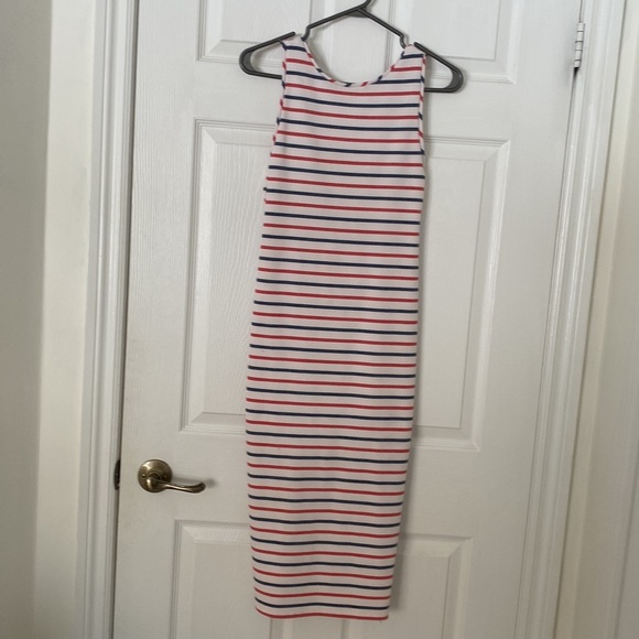 Striped midi dress - Picture 2 of 3